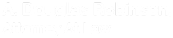 A Douglas Robinson, Attorney At Law